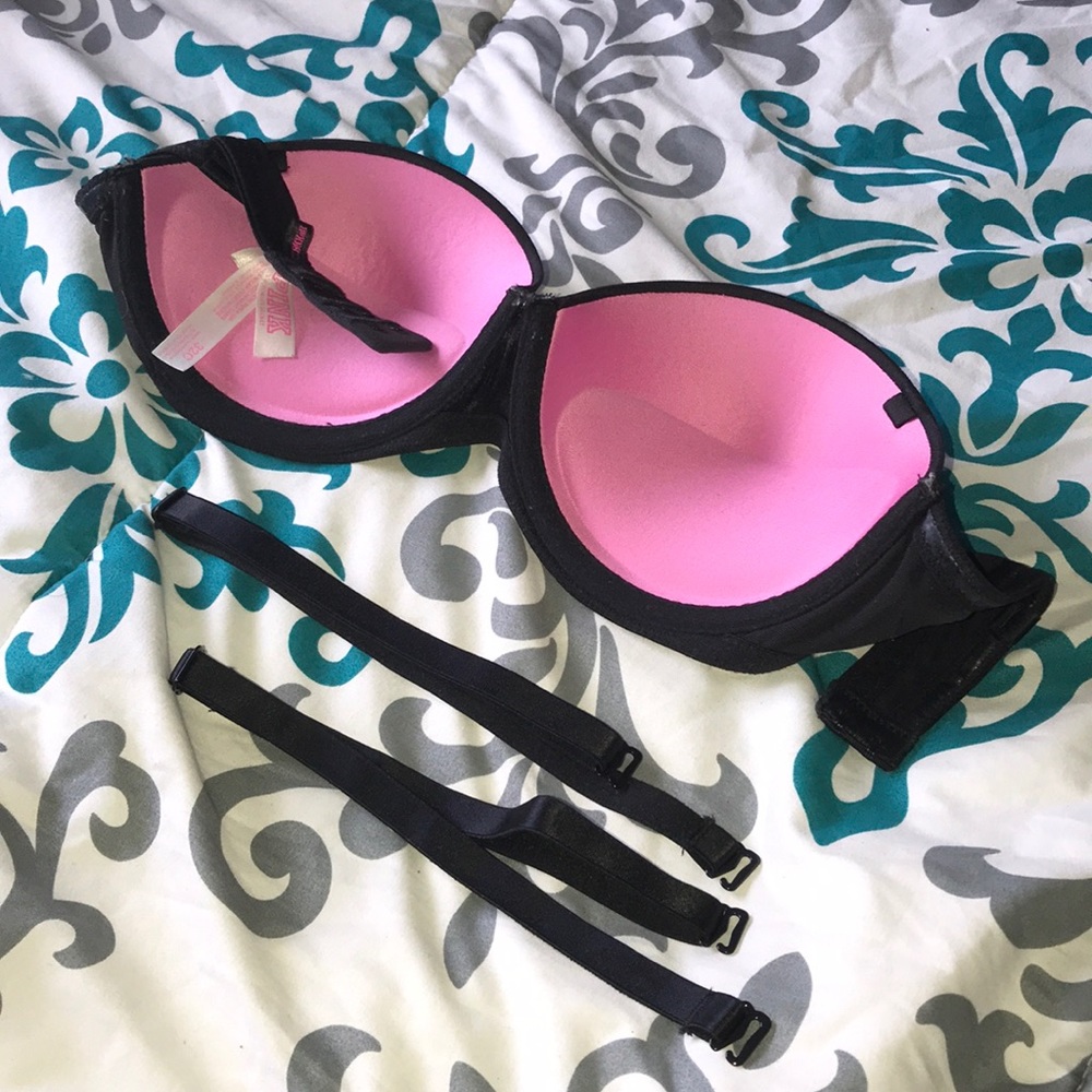 PINK VICTORIA’S SECRET PUSH UP BRA